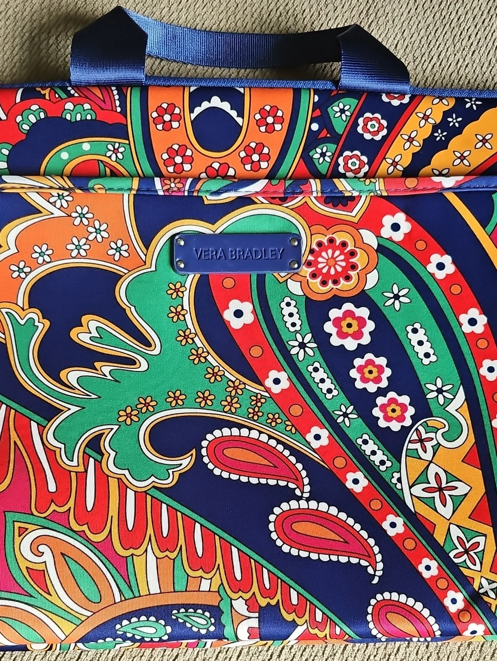 Vera Bradley Laptop Case Venetian Paisley Durable Fabric 11